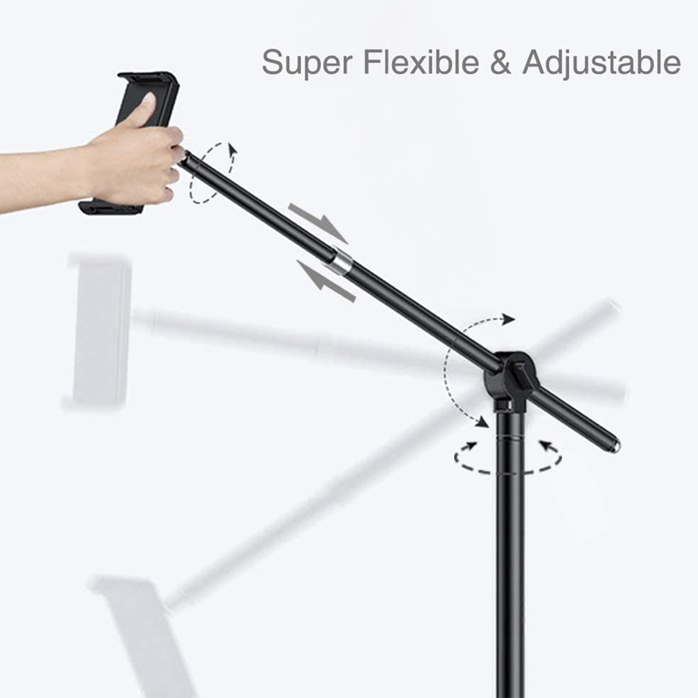 Spectrum Black 'Presentation Buddy' iPad Tablet iPhone Smart Phone Holder Mount Heavy Duty Floor Stand