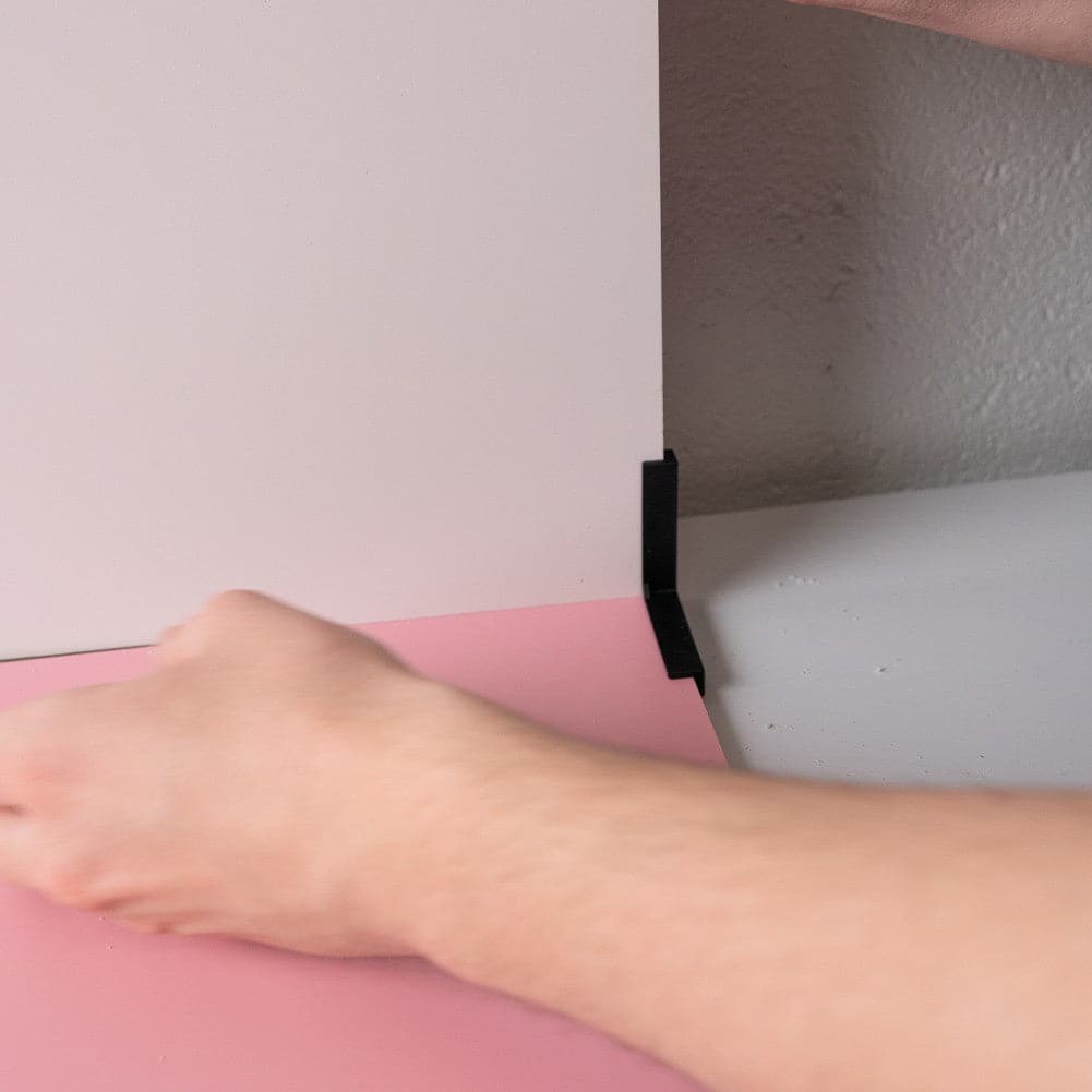 ProBoards Flat Lay Photography Rigid White Pink Backdrop - Fairy Floss (60cm x 60cm)