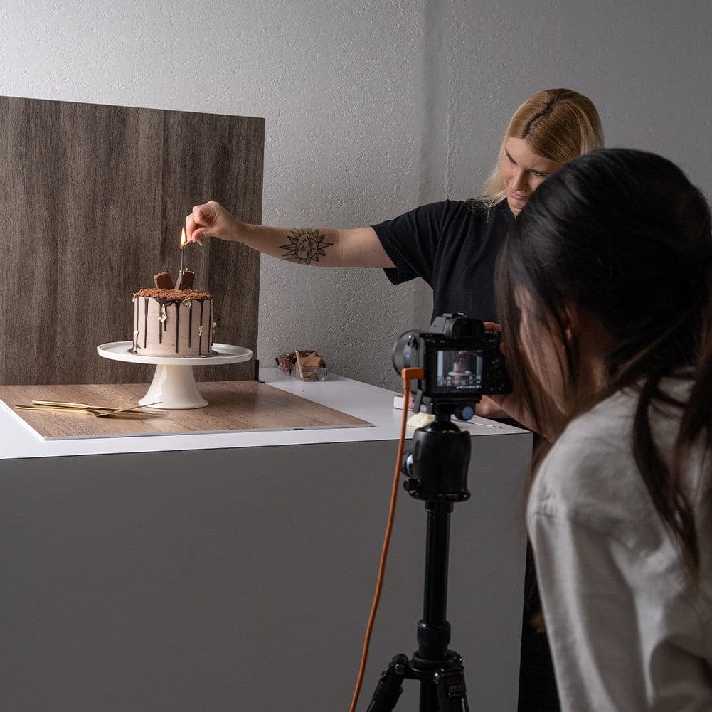 ProBoards Flat Lay Photography Rigid Wooden Backdrop - Bowral (60cm x 60cm)