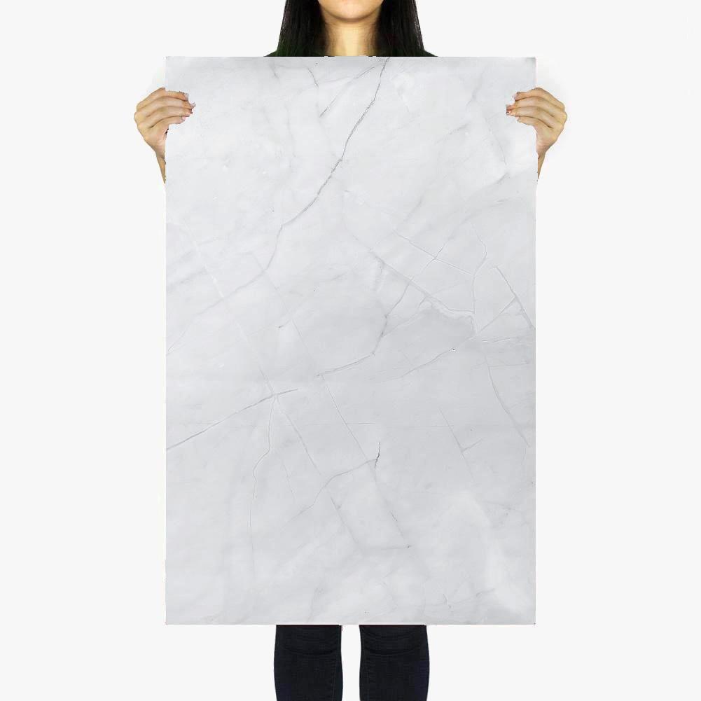 Flat Lay Instagram Backdrop - 'Queens Park' Grey Marble (56cm x 87cm)