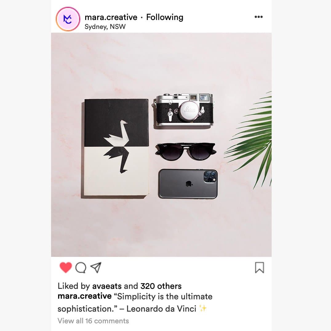 Flat Lay Instagram Backdrop - 'Queensland' Pink Marble (56cm x 87cm)