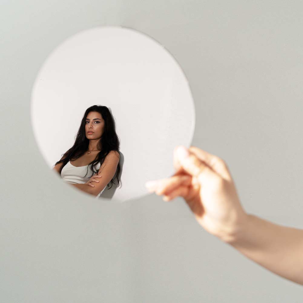 Photography Styling Prop Circle Round Acrylic Mirror 7.8"/20cm for Flat Lays