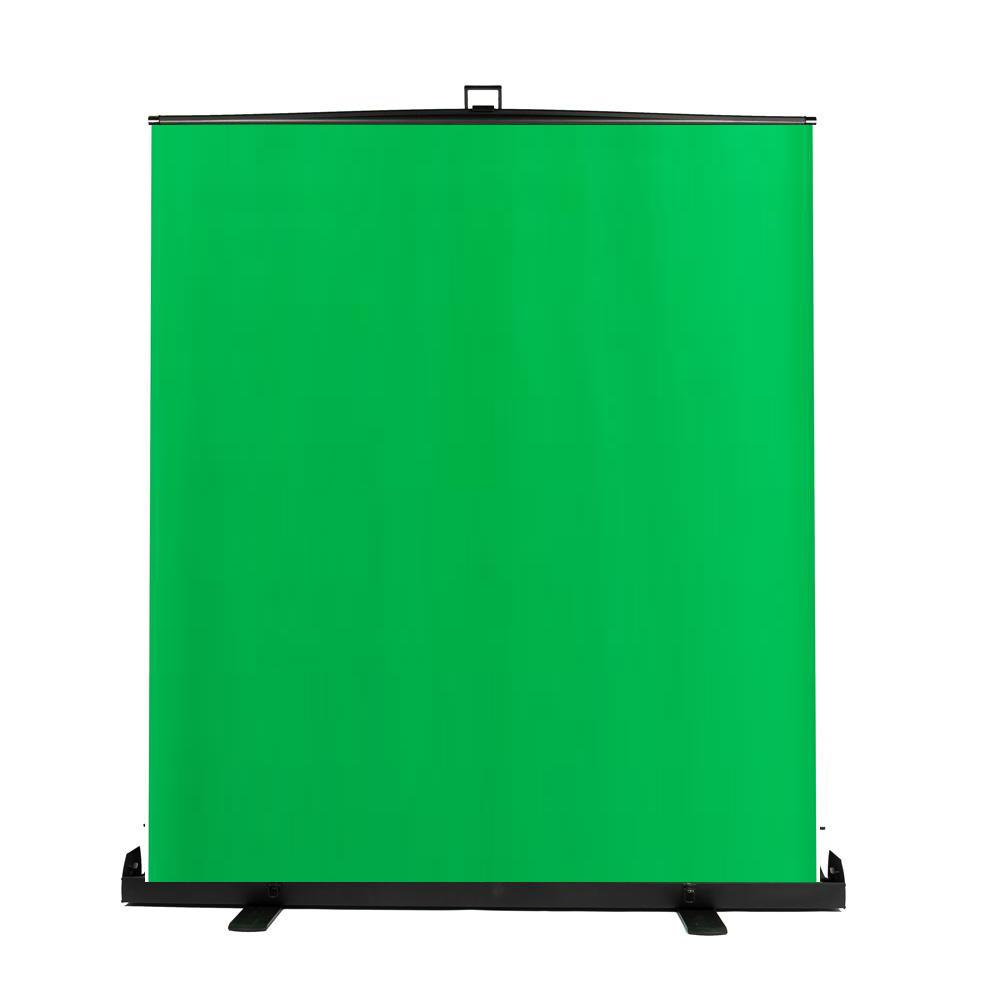 'Live Stream Master' Pull Up Chroma Key Green Screen Backdrop for Video (148cm x 190cm)