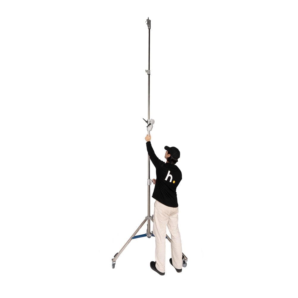 Spectrum 430cm Heavy Duty Studio Boom C-Stand With Castor Wheels (40kg Load)