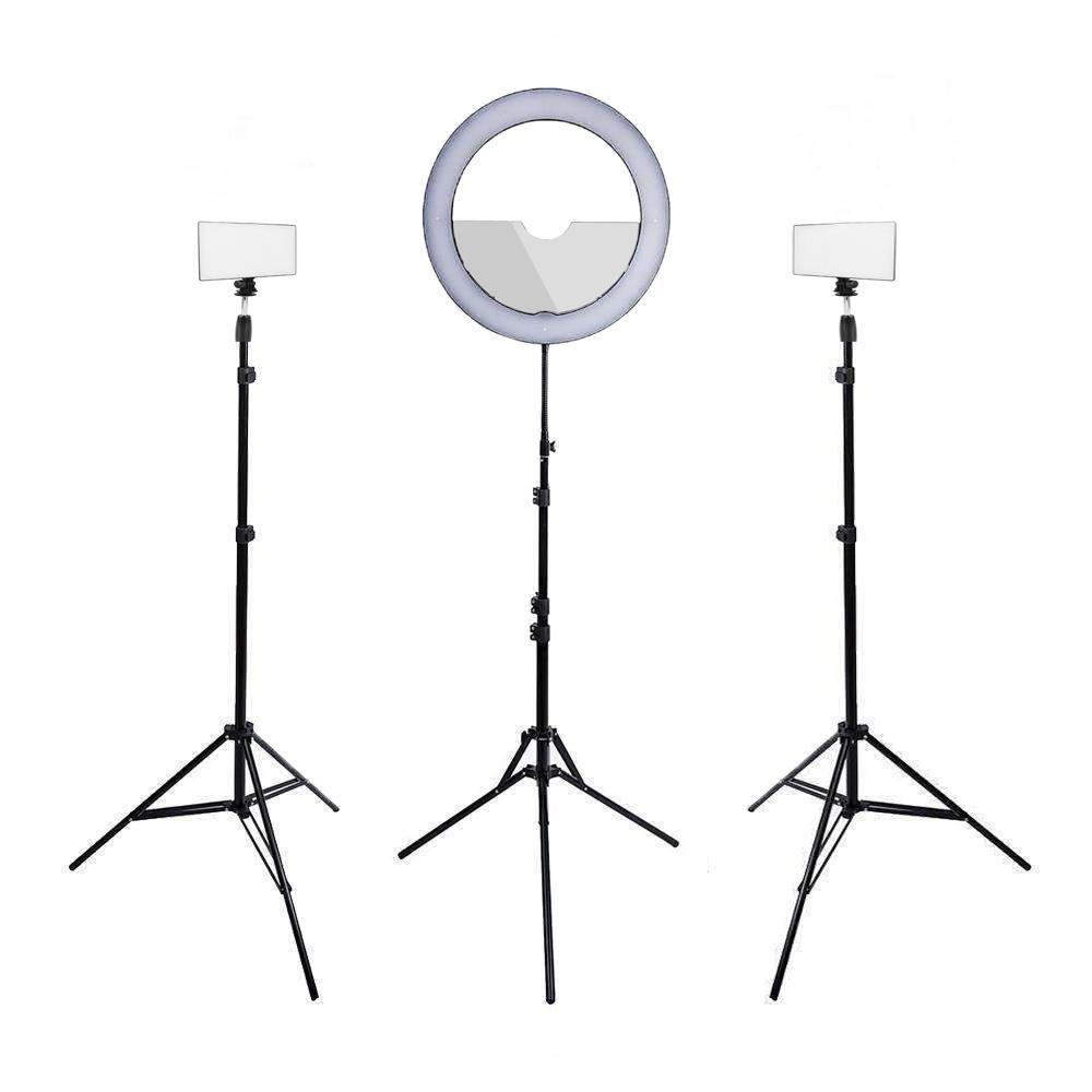 Aurora Gold Luxe Ring Light 3 Point LED 'YouTube Pro Kit'