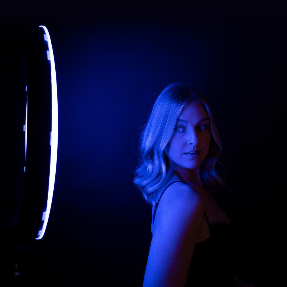 19" LED RGB Rainbow Ring Light - 'Unicorn'