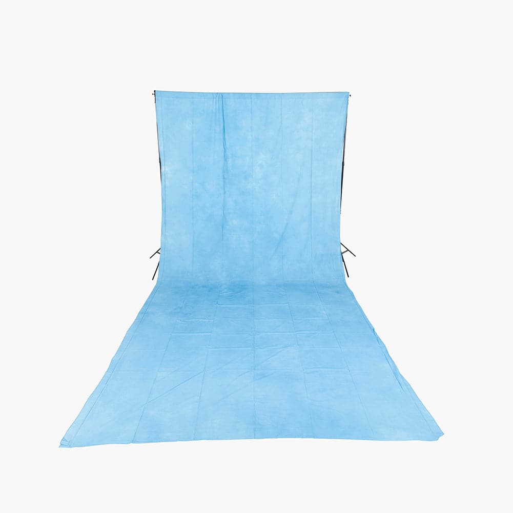 Spectrum Kaleidoscope Series Mottled Cotton Muslin Backdrop 3m x 6m - Blue Ya Mind