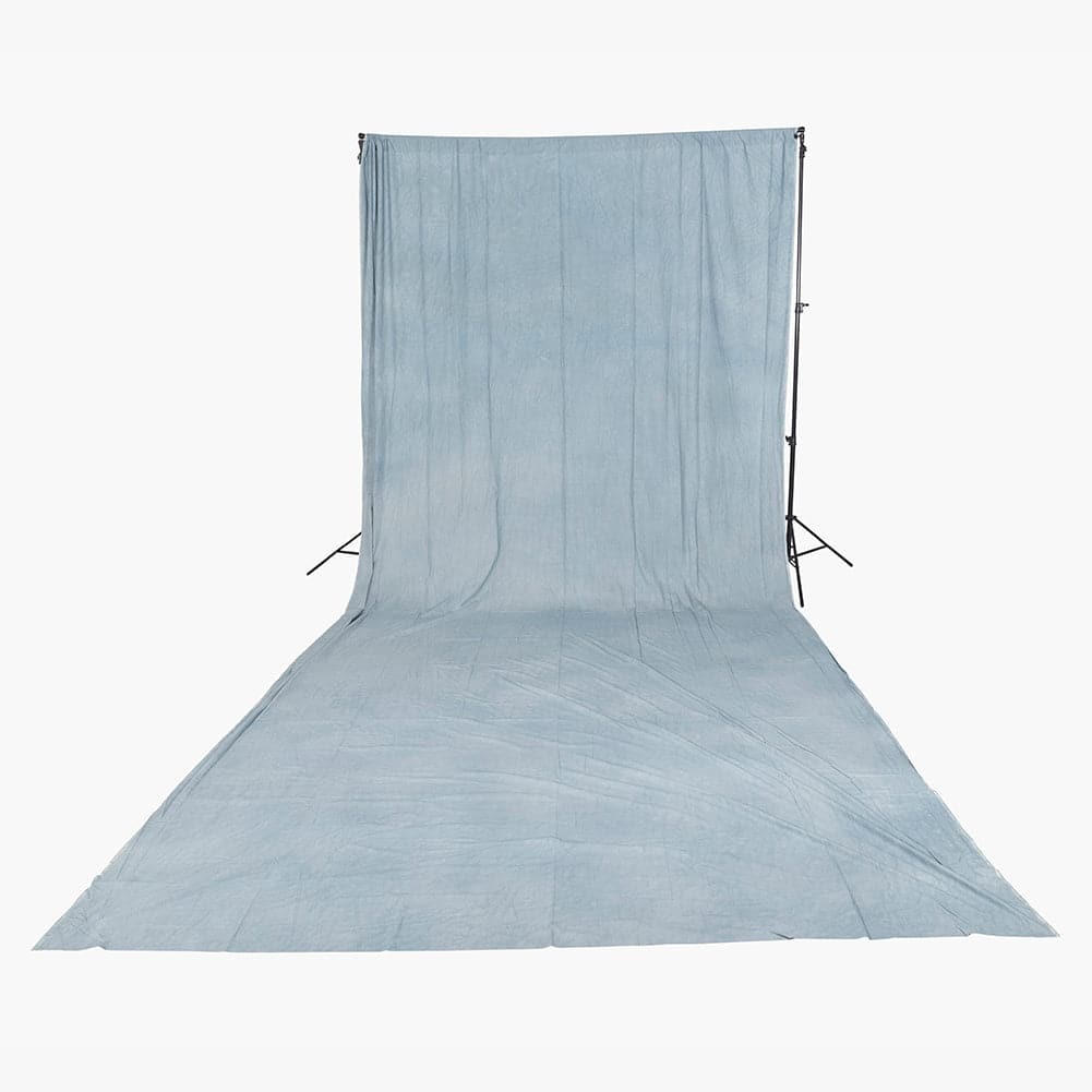 Spectrum Kaleidoscope Series Mottled Cotton Muslin Backdrop 3m x 6m - Mad About Blue