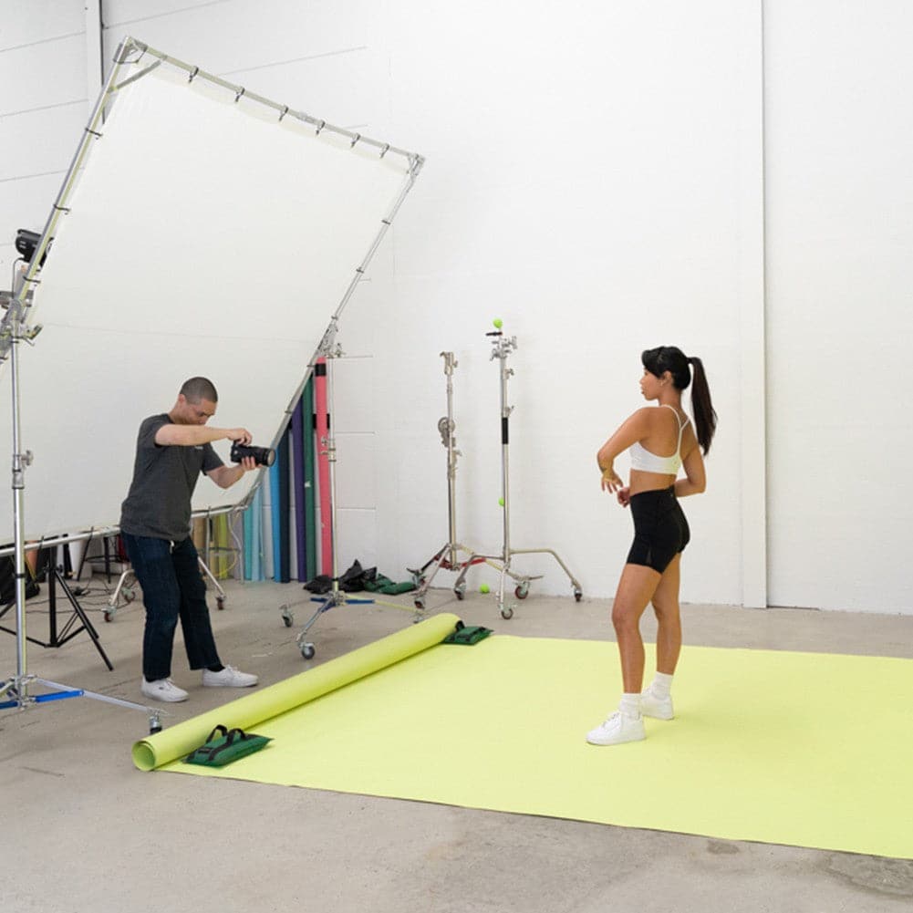 Paper Roll Photography Studio Backdrop Full Length (2.7 x 10M) - Lemon Lime Splice Green