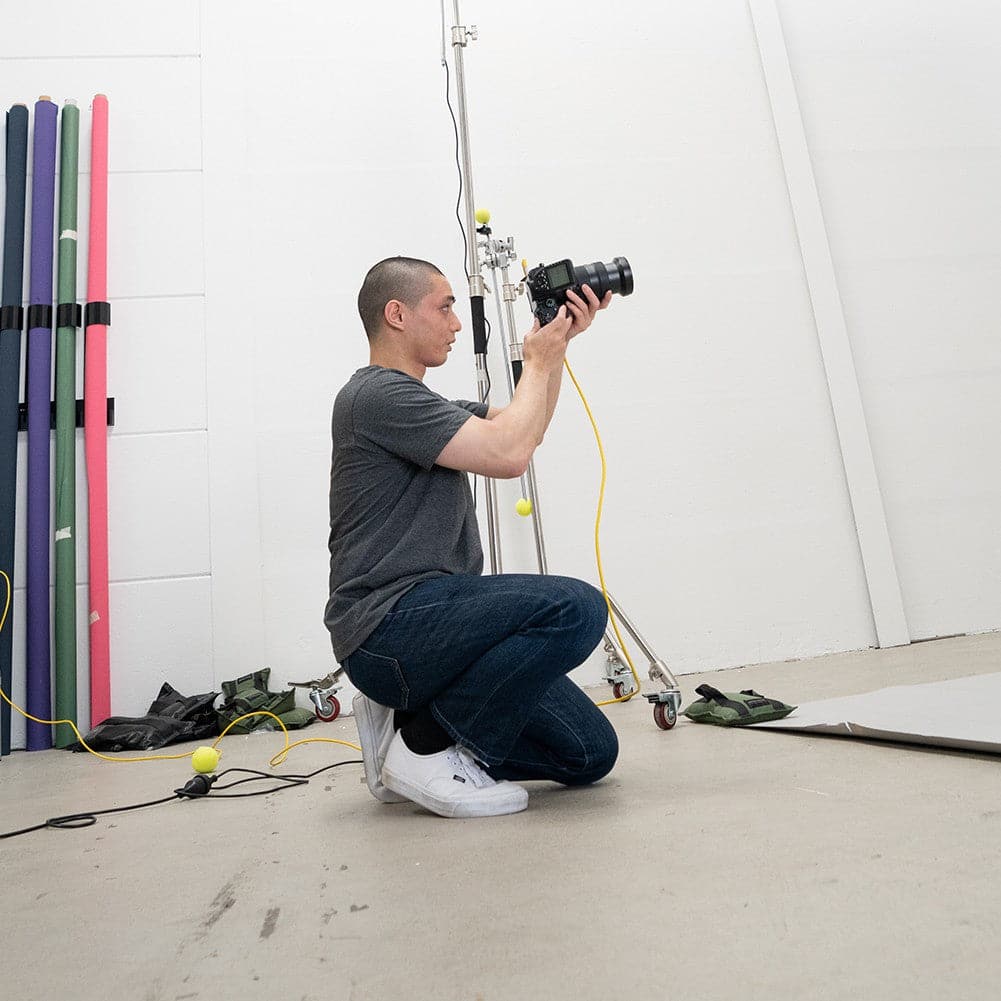 Paper Roll Photography Studio Backdrop Full Length (2.7 x 10M) - Drippin' Diamonds Grey