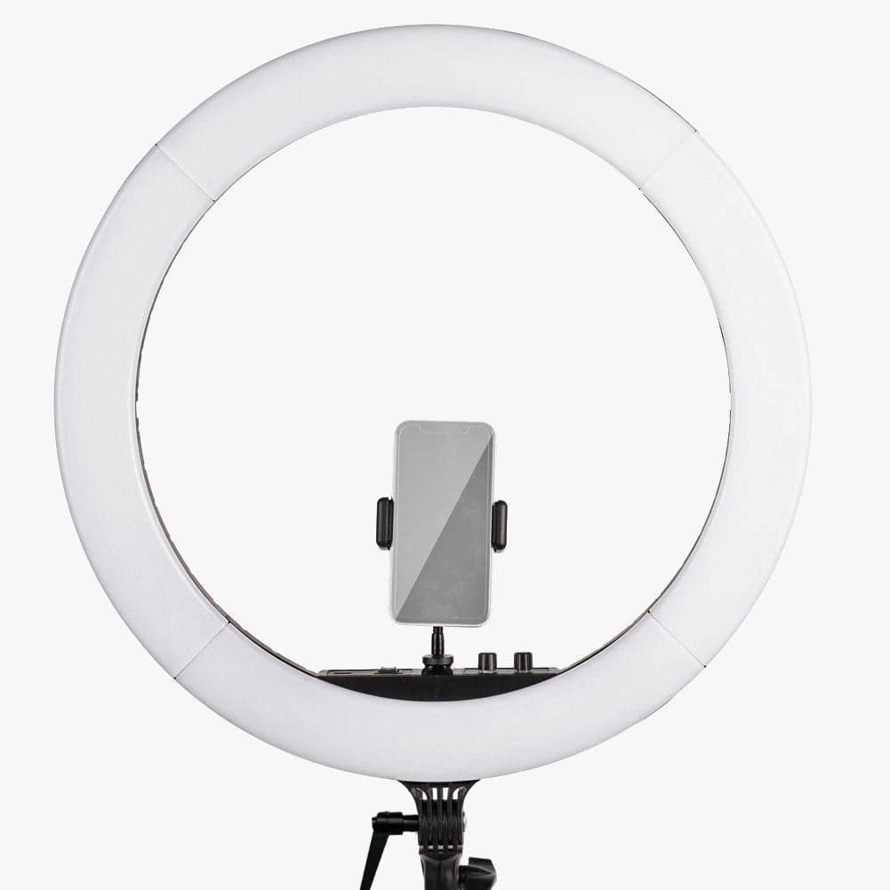 Premium Youtube Lighting Platinum Pro II Ring Light and Crystal Luxe LED Lights Kit