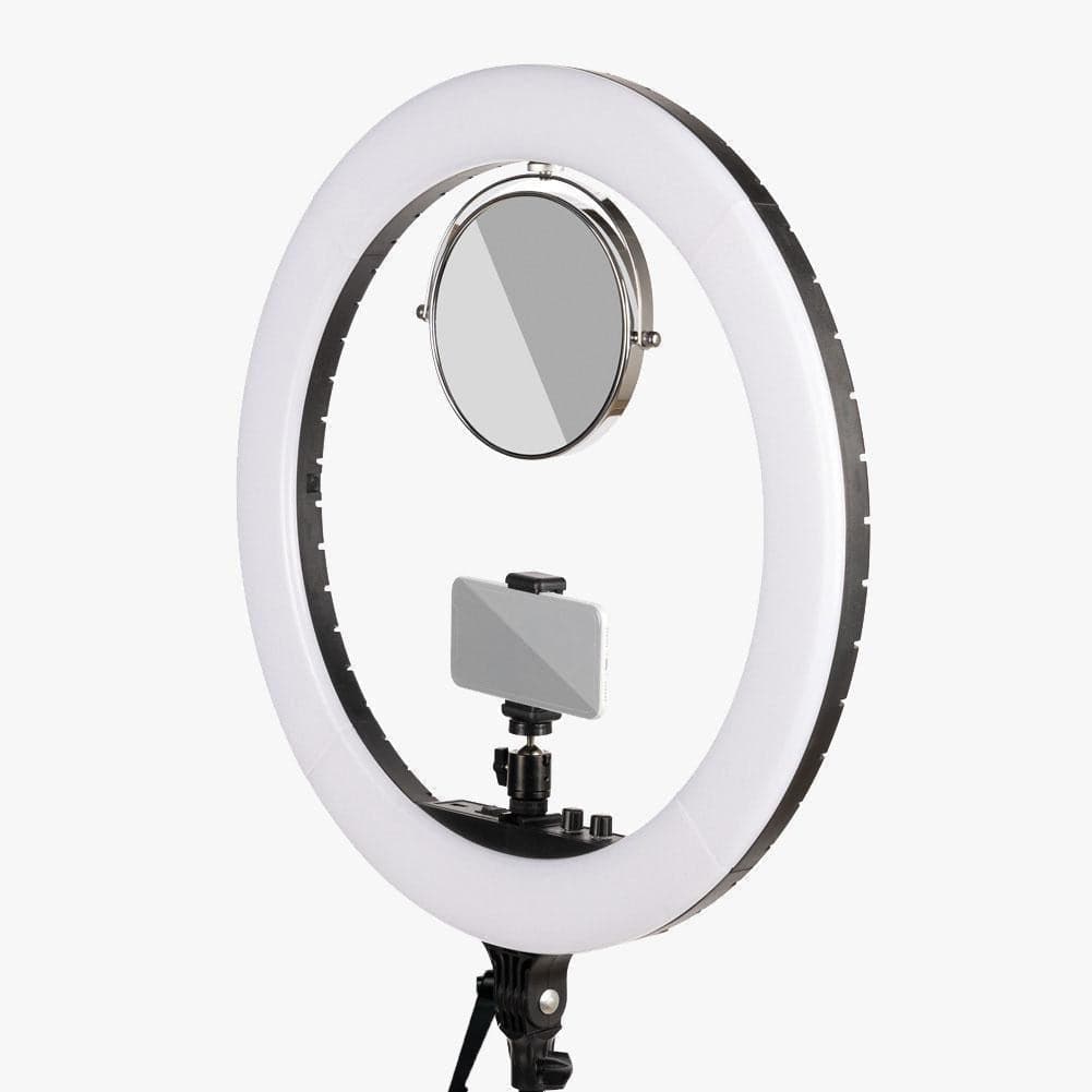 Premium Youtube Lighting Platinum Pro II Ring Light and Crystal Luxe LED Lights Kit