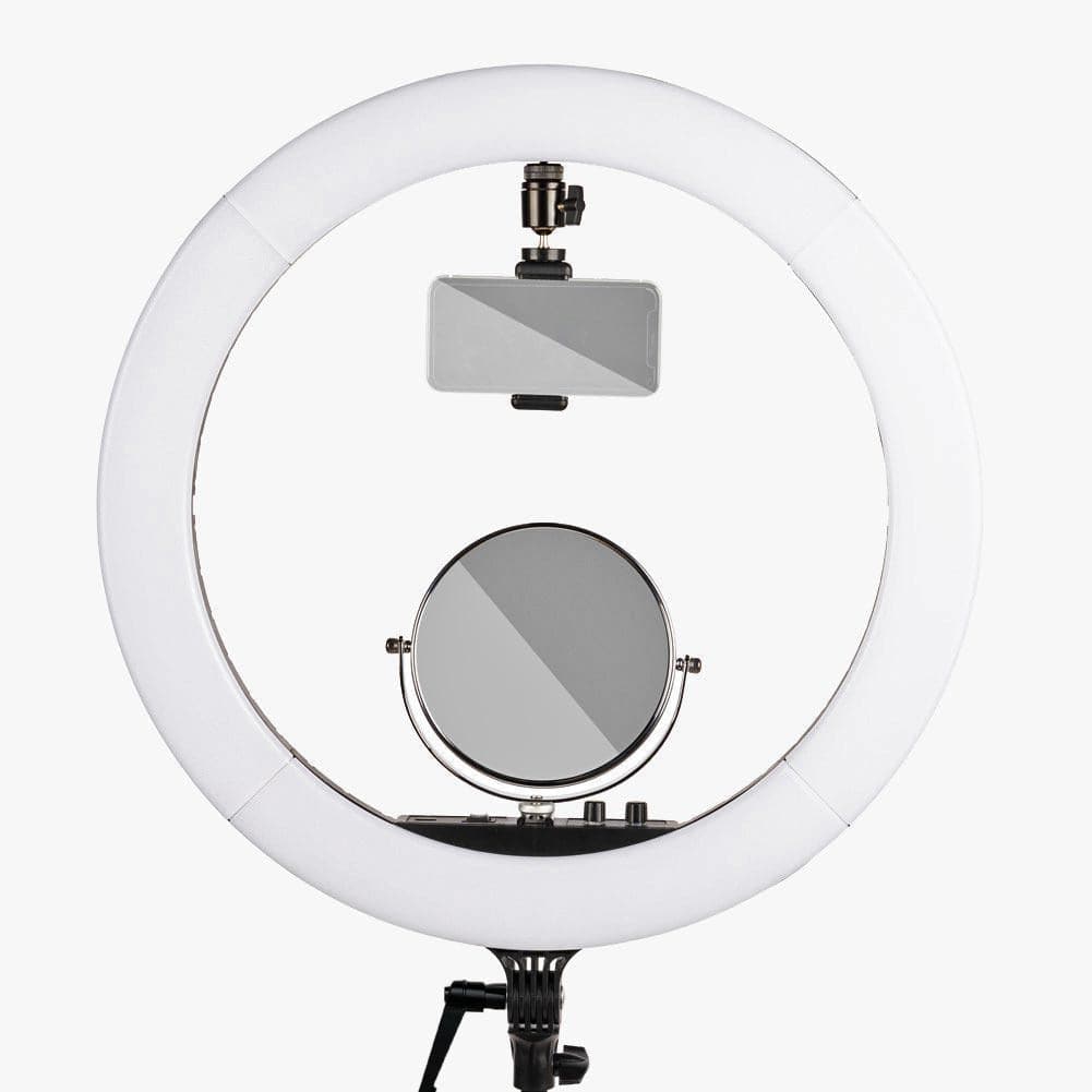 Premium Youtube Lighting Platinum Pro II Ring Light and Crystal Luxe LED Lights Kit