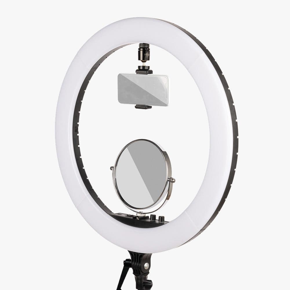 Premium Youtube Lighting Platinum Pro II Ring Light and Crystal Luxe LED Lights Kit