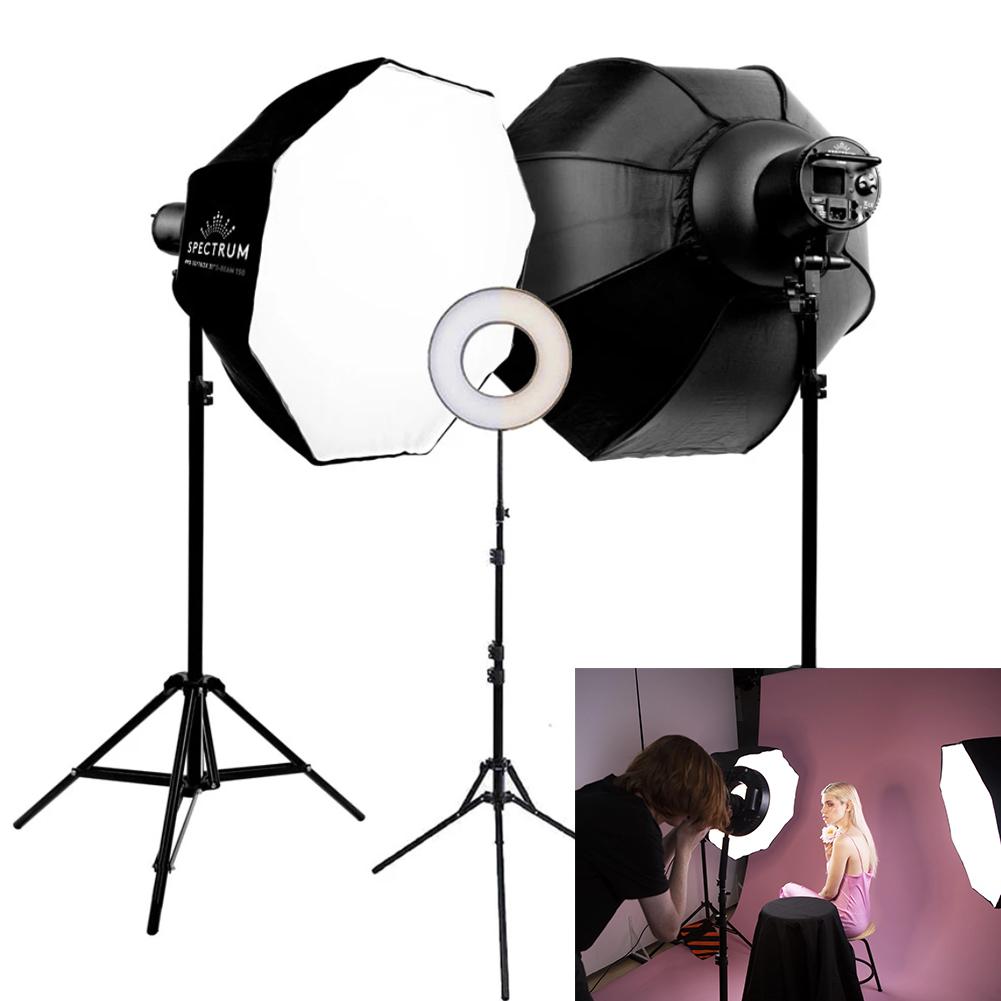 'Fashion and Beauty' Lookbook 3 Point Eclipse Ring Lighting Kit - Spectrum-PRO