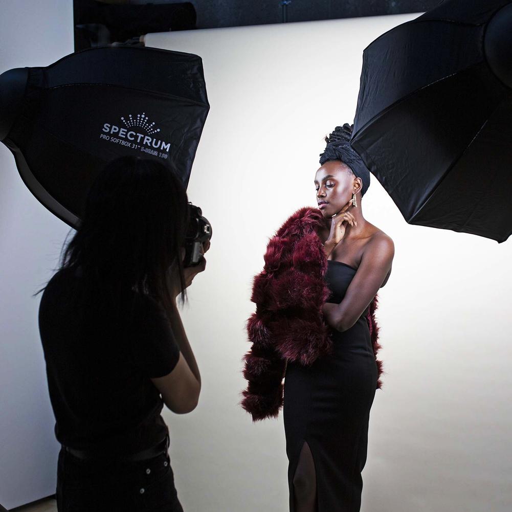 DUO 'S-Beam 150' LED Softbox Advanced Fashion Lookbook Lighting Kit - Spectrum-PRO - Bundle