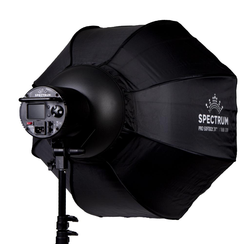 'S-Beam 150' LED Octagon Softbox Lighting Kit - Spectrum-PRO