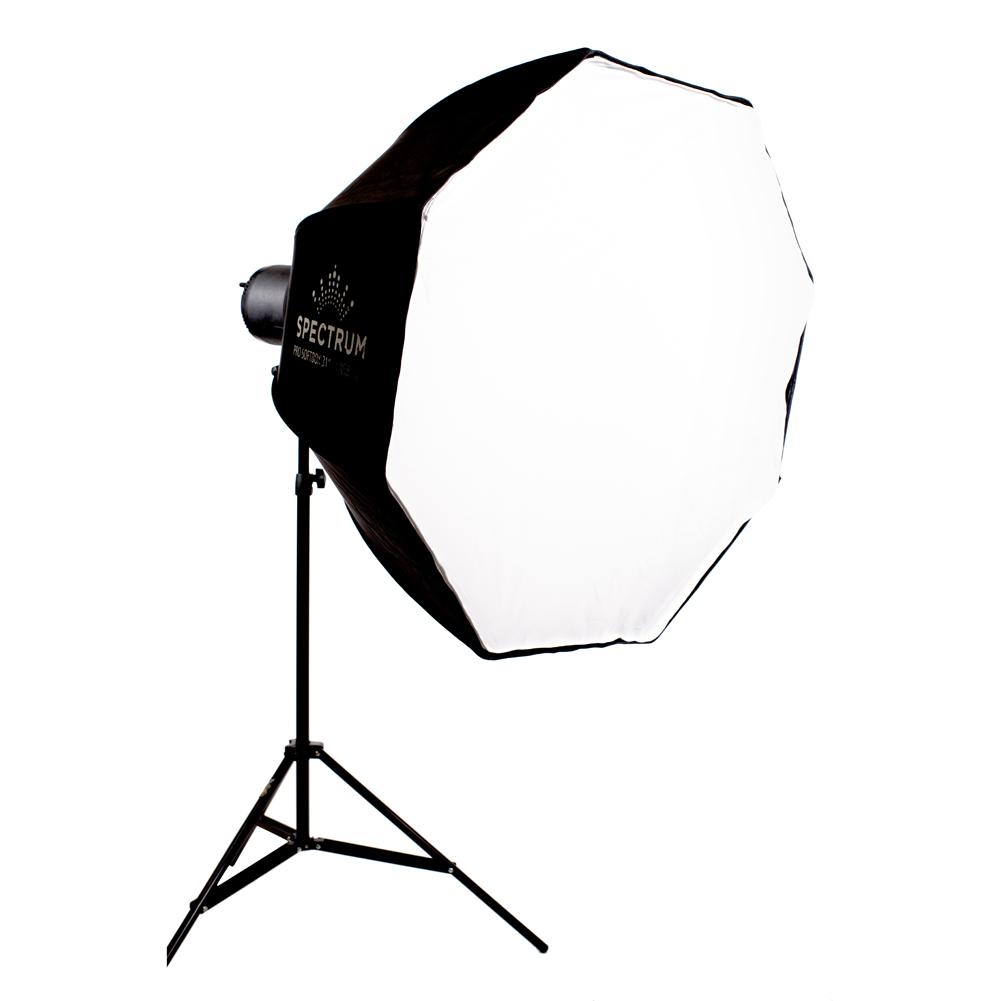 'S-Beam 150' LED Octagon Softbox Lighting Kit - Spectrum-PRO