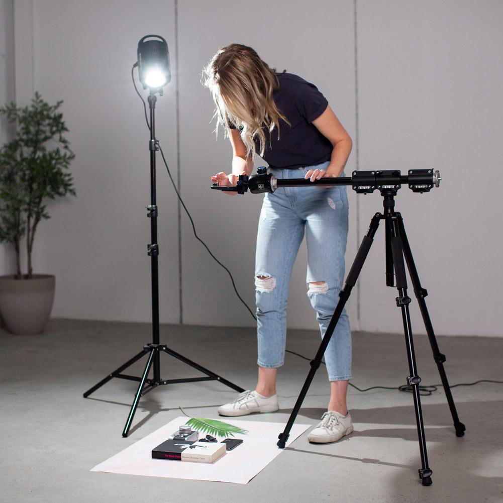 Flat Lay Instagram Backdrop - 'Queensland' Pink Marble (56cm x 87cm)