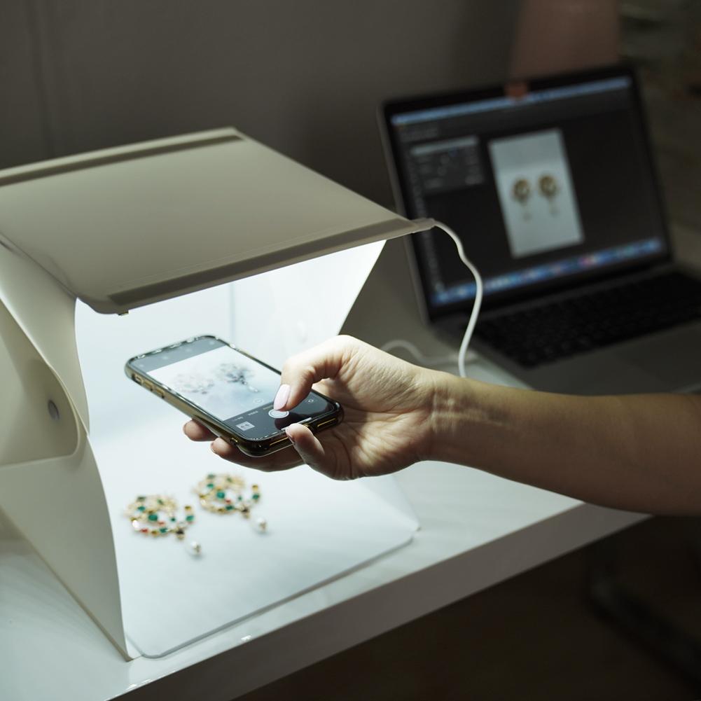 9" Puluz Etsy & Jewellery Product Photography Lighting Tent - 'STUDIO MATE'