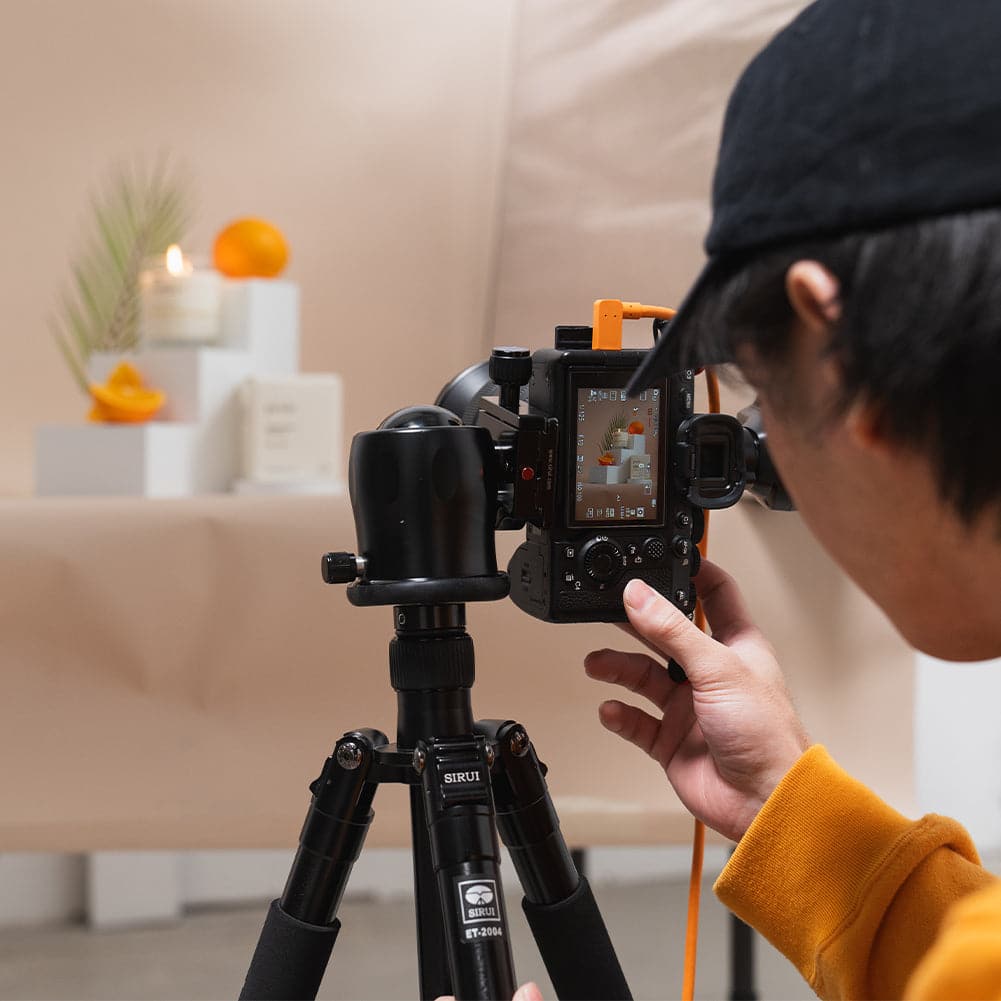 Spectrum White PRO.PROPS Styling Photography Stair Prop - Large 3 Steps