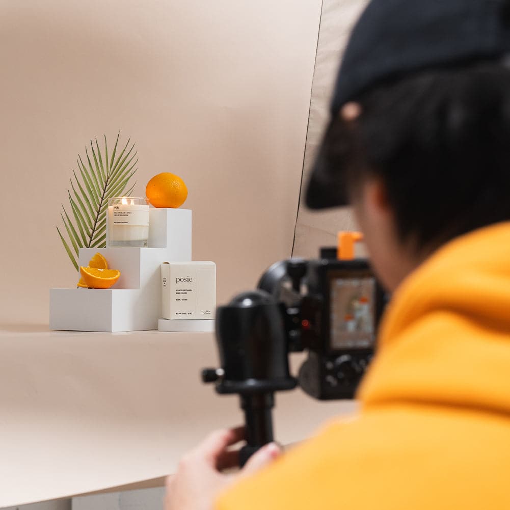 Spectrum White PRO.PROPS Styling Photography Stair Prop - Large 3 Steps