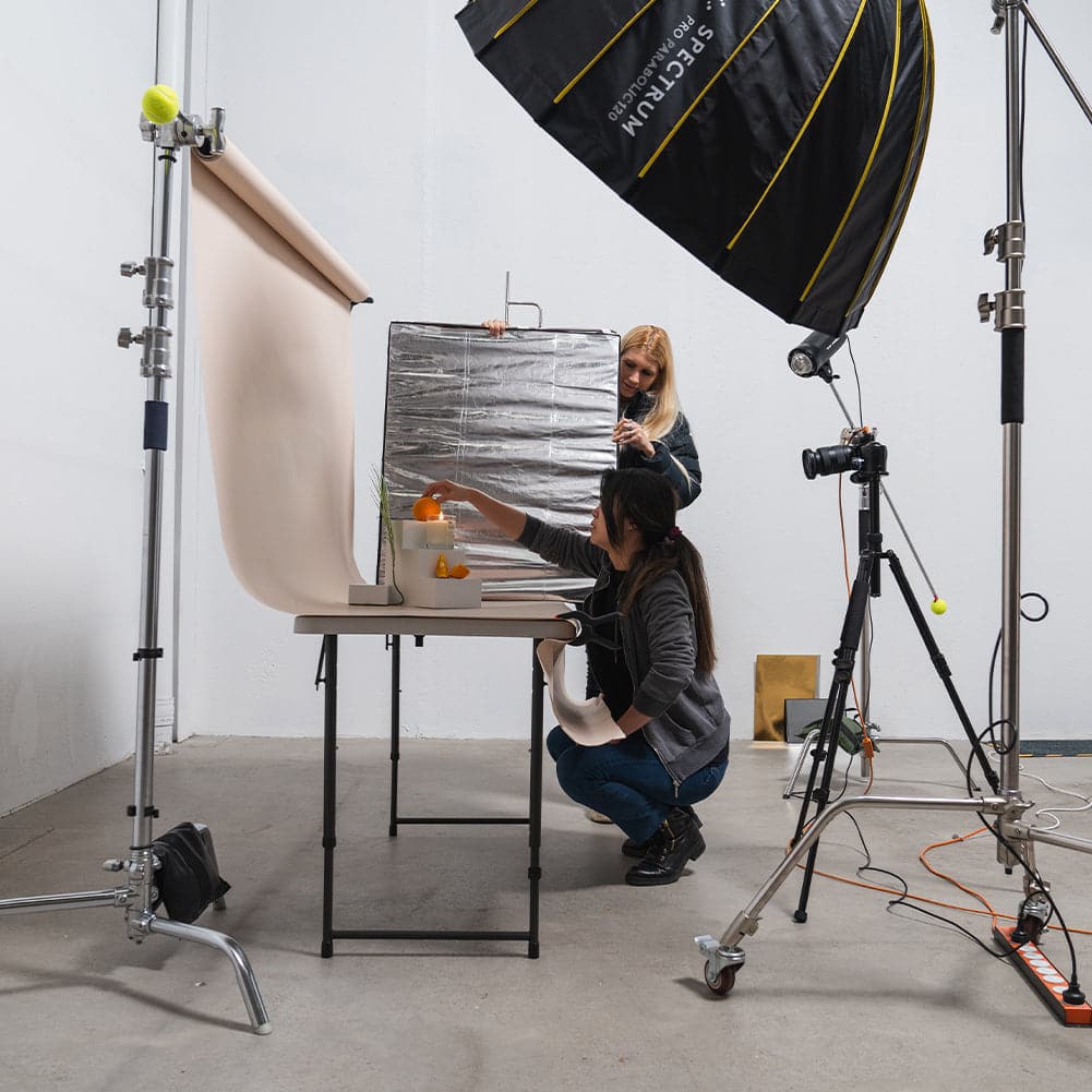 Spectrum White PRO.PROPS Styling Photography Stair Prop - Large 3 Steps