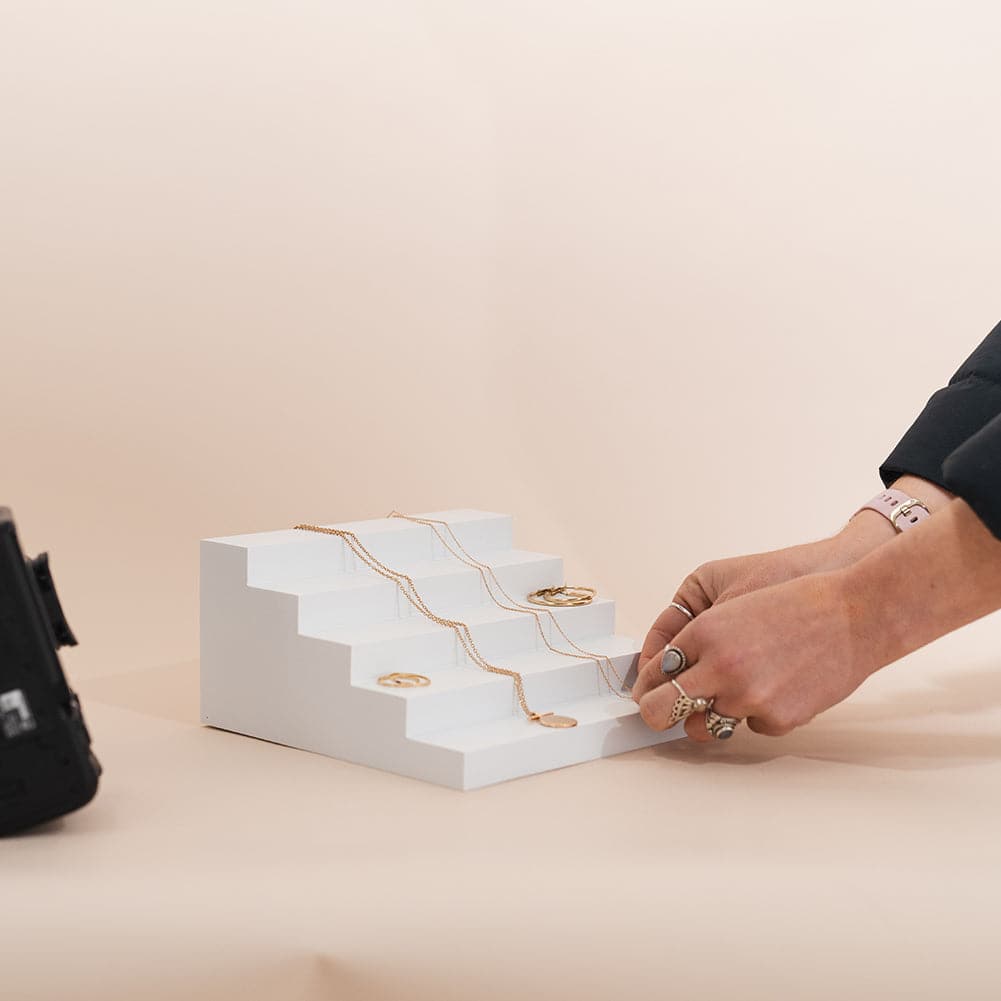 Spectrum White PRO.PROPS Styling Photography Prop - Steps Mega Bundle