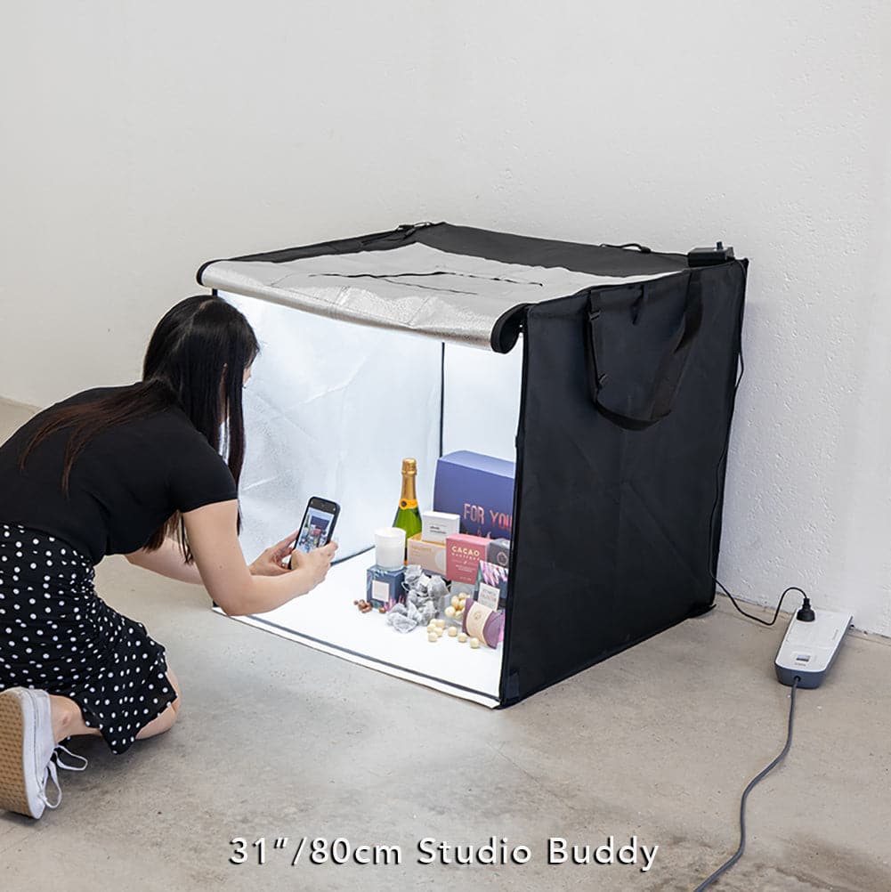 Foldable Product & Food Photography LED Lighting Box (In 3 Sizes) - Studio Buddy II