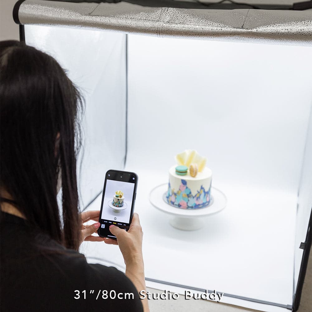 Foldable Product & Food Photography LED Lighting Box (In 3 Sizes) - Studio Buddy II