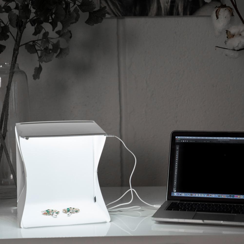 'STUDIO MATE' 9 Inch Etsy & Jewellery Product Photography Lighting Tent (DEMO STOCK)