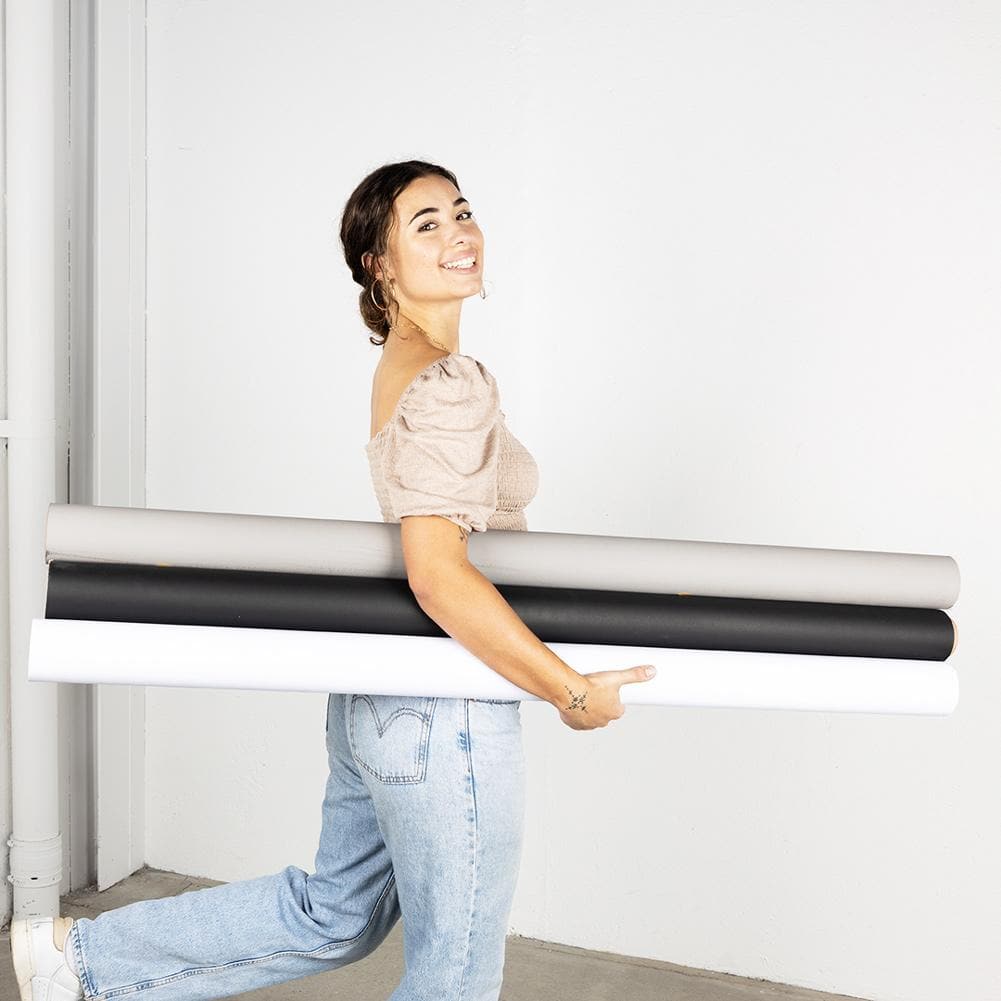 'Studio Staples' Collection Half Width Photography Paper Backdrop Set (1.36 x 10M)