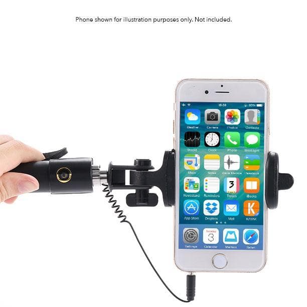 Universal Extendable Selfie Stick Monopod Tripod for Android/ iPhone (Black)