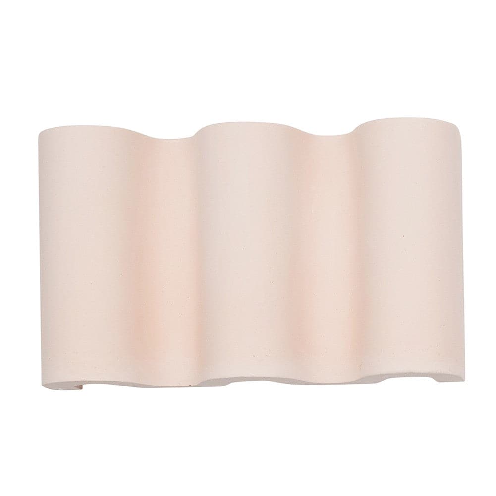 Wavy Tray Plaster Photography Styling Prop - Blossom Pink