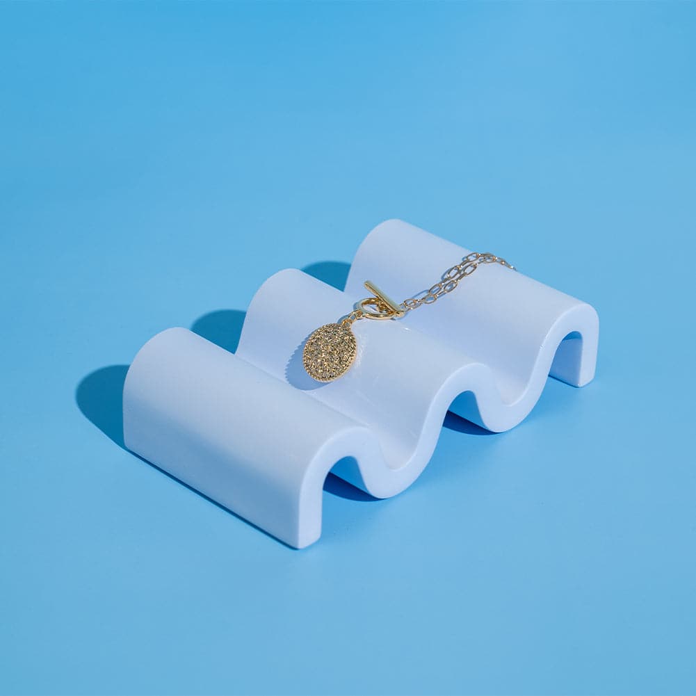 Flat Lay Instagram Backdrop - Duo 'Bahamas Blue' (56cm x 87cm)