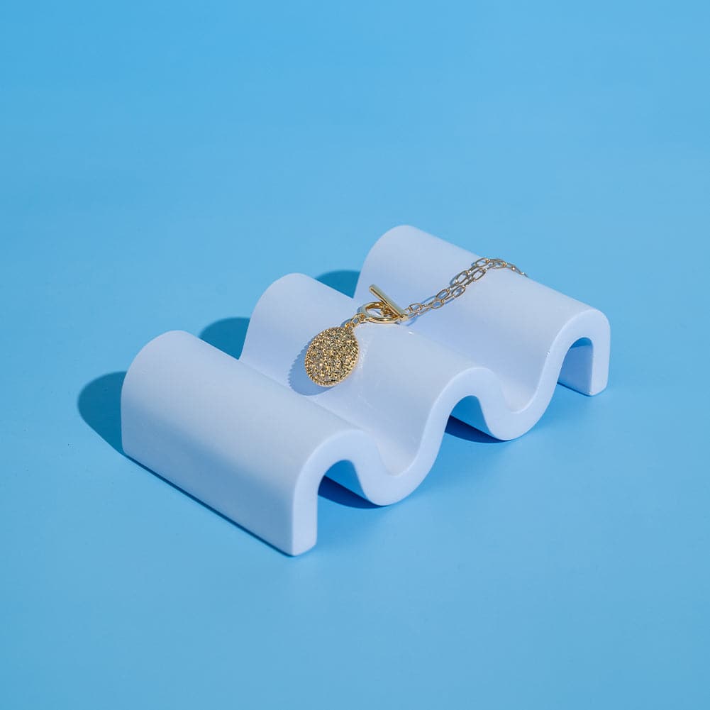Flat Lay Instagram Backdrop - Duo 'Bahamas Blue' (56cm x 87cm)