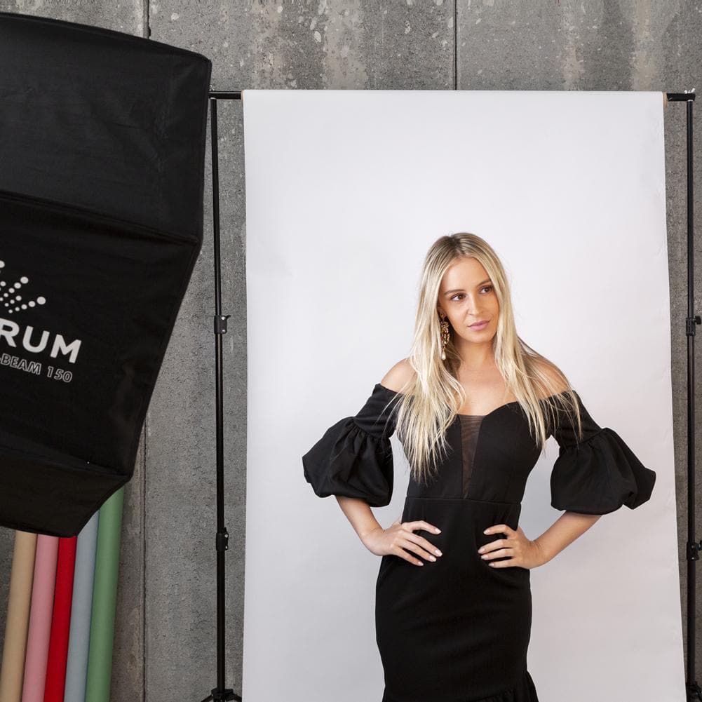 Spectrum Marshmallow Paper Roll Photography Studio Backdrop Half Width (2 x 10M approx.) (DEMO STOCK)