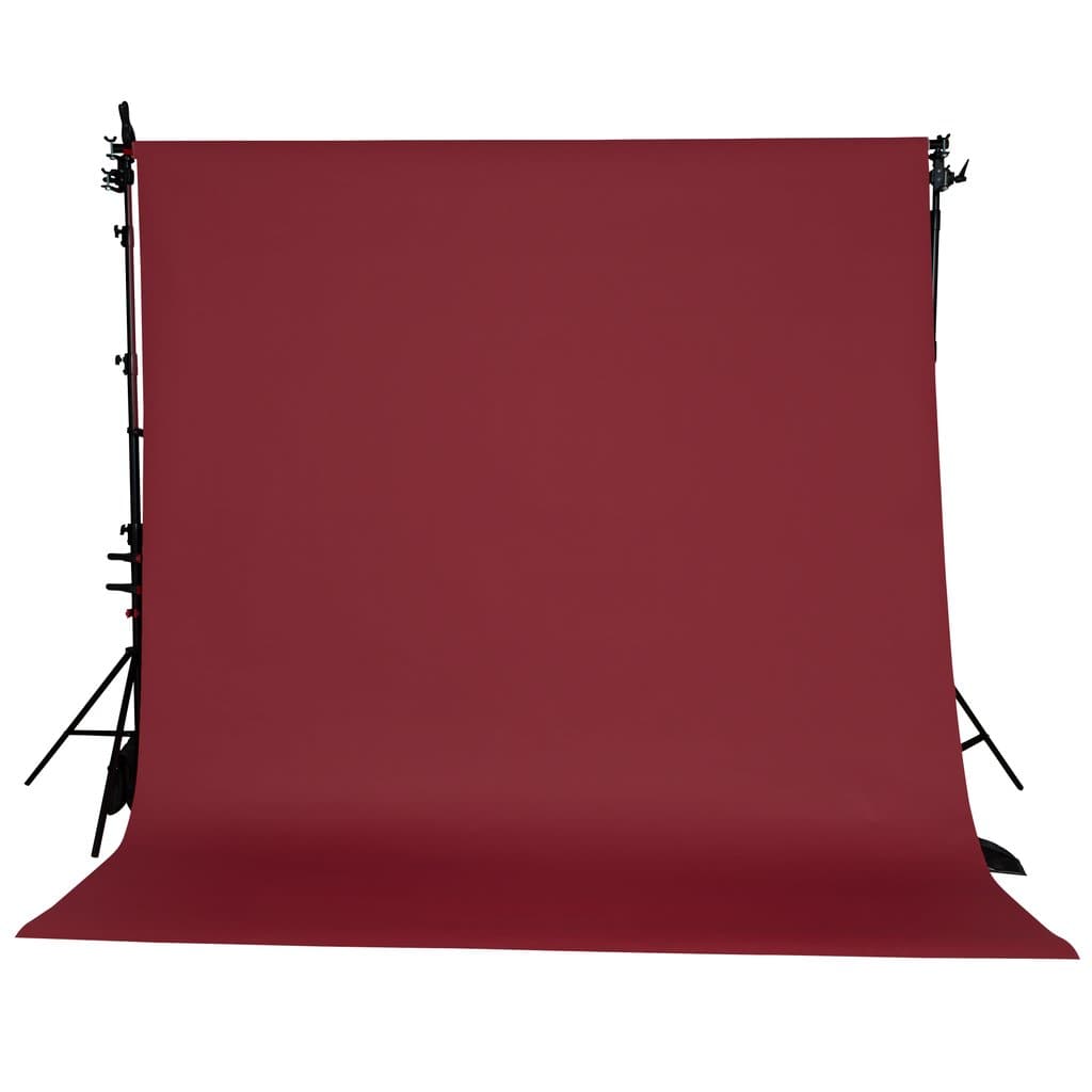 Spectrum Non-Reflective Full Paper Roll Backdrop (2.7 x 8M approx.) - Wine and Dine Red (DEMO STOCK)