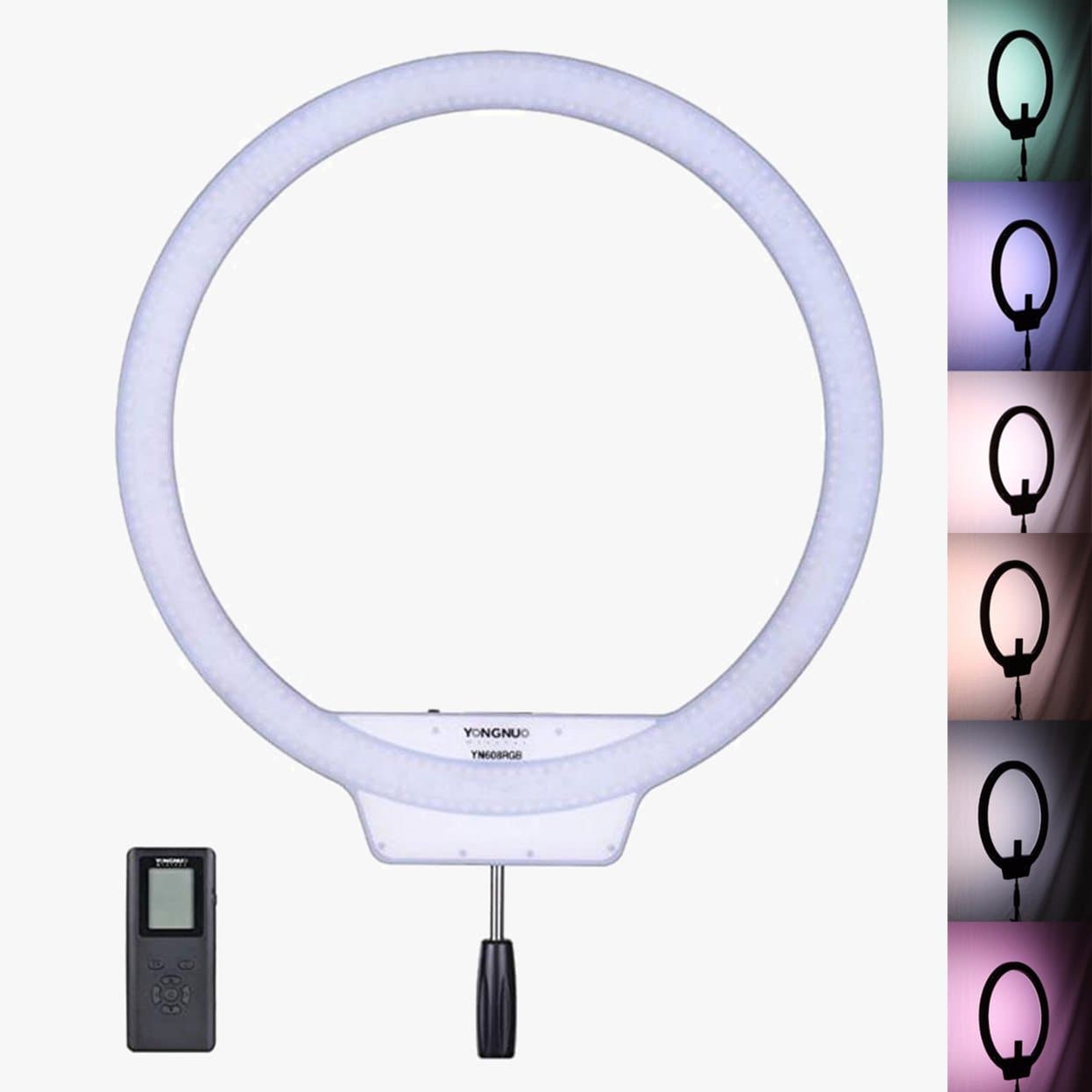 Yongnuo YN608 RGB LED 19.6" Video Rainbow Ring Light