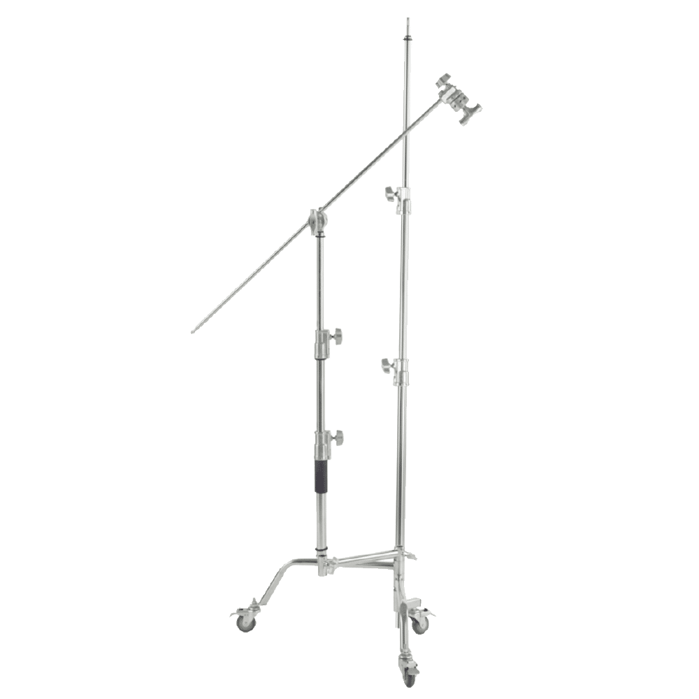 Spectrum Multifunctional Heavy Duty Portable Studio Light Stand Kit with Wheels