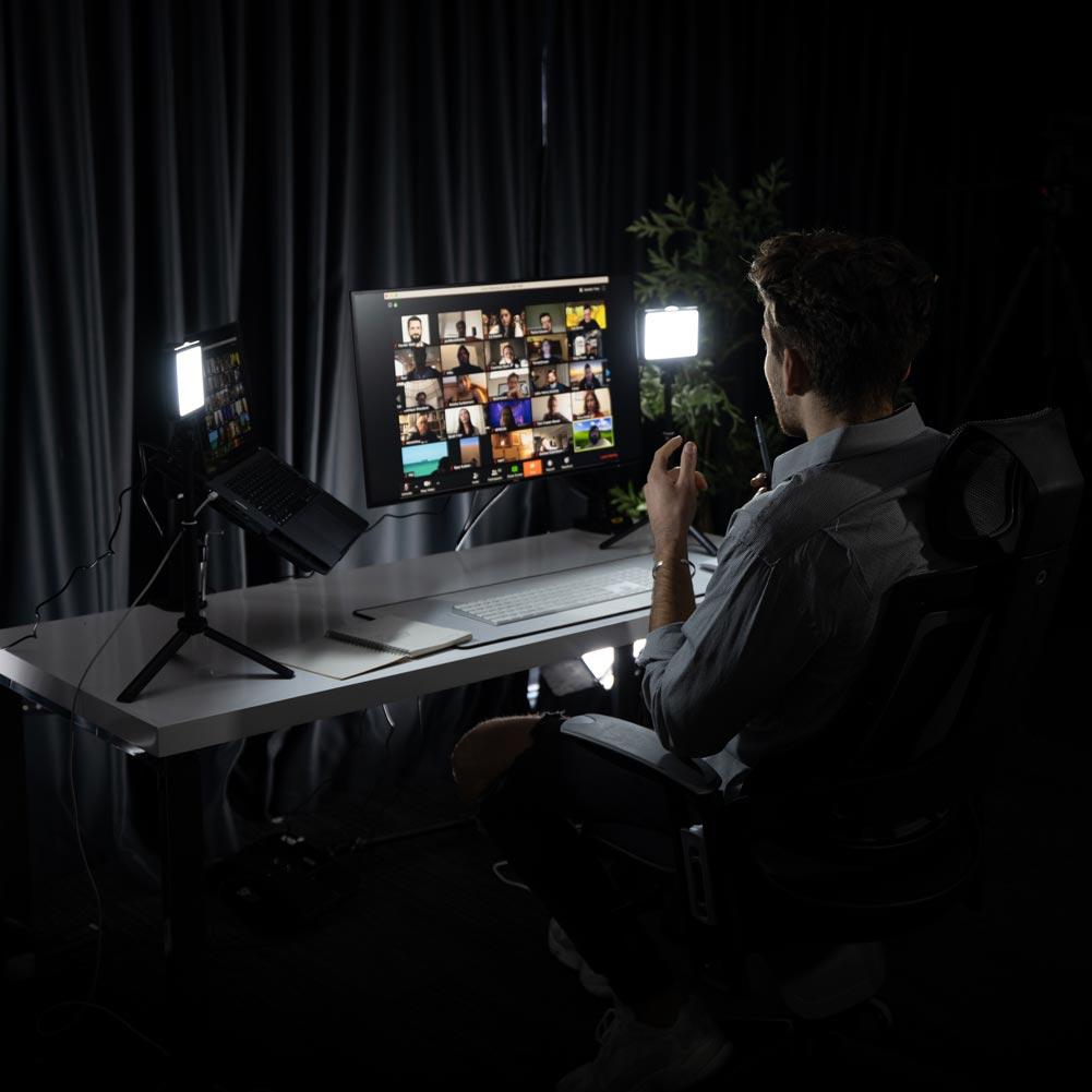 5.5" LED Photography Video Youtube Zoom Lighting Desk Home Kit - Crystal Air