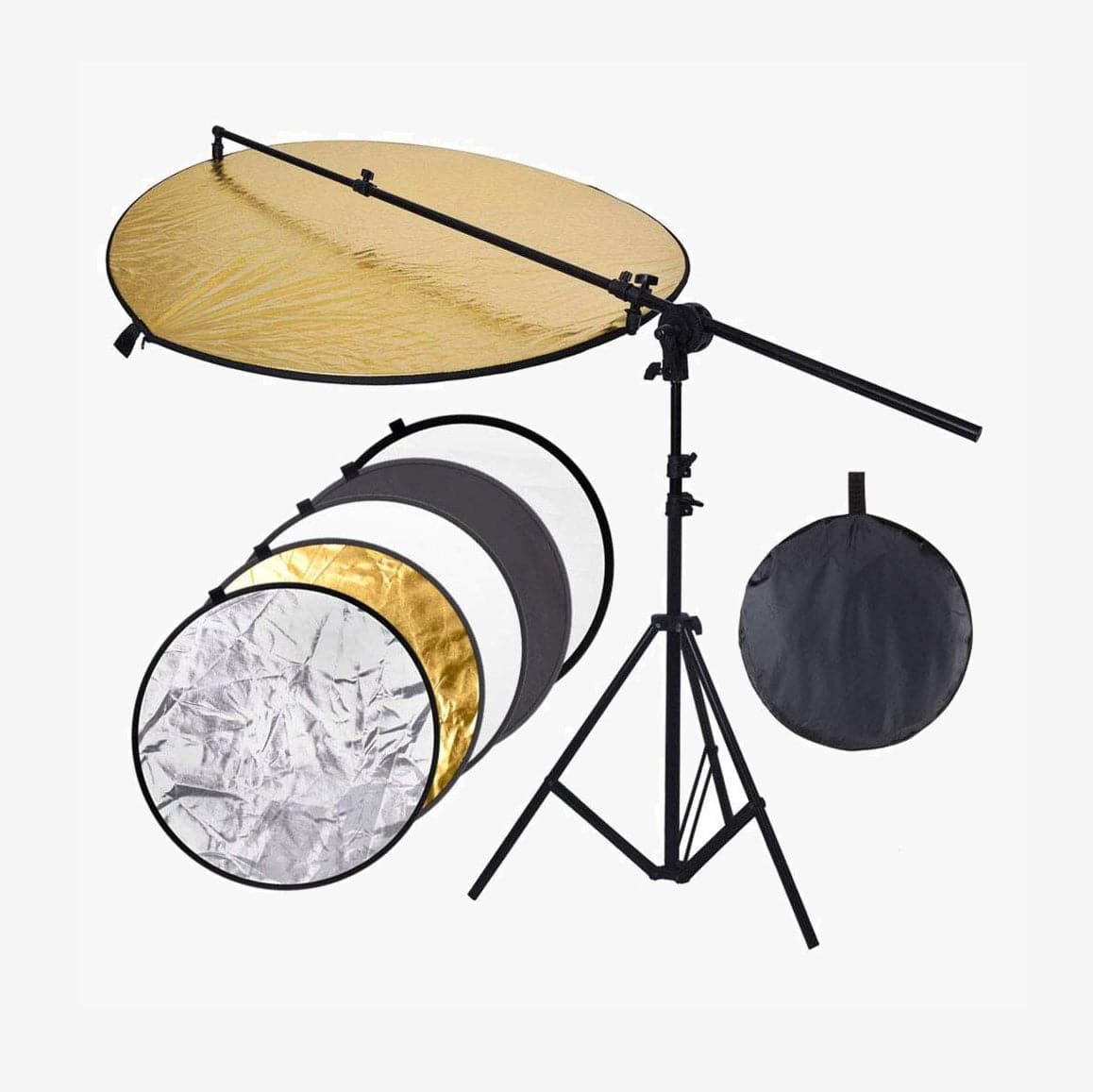 80cm 5 in 1 Reflector With Stand and Boom Arm Kit