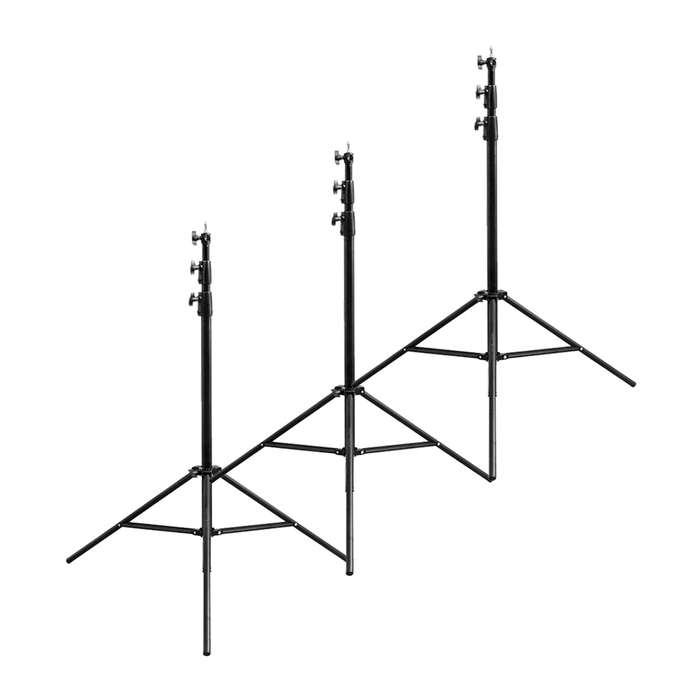 3 x Spectrum 280cm Heavy Duty Light Stand Tripod - Bundle