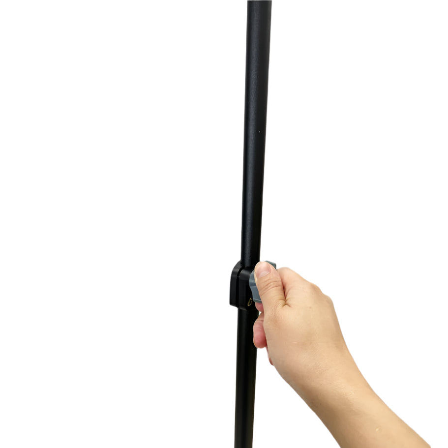 Spectrum 210cm Black Matte Compact Light Stand - LumiStand