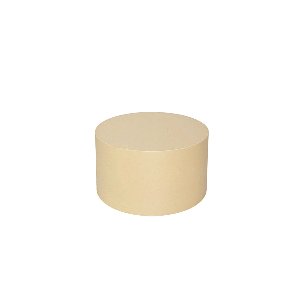 Spectrum PRINT.PROPS Styling Photography Prop - Cylinder - 100x100x60mm (Custard Mustard Beige)