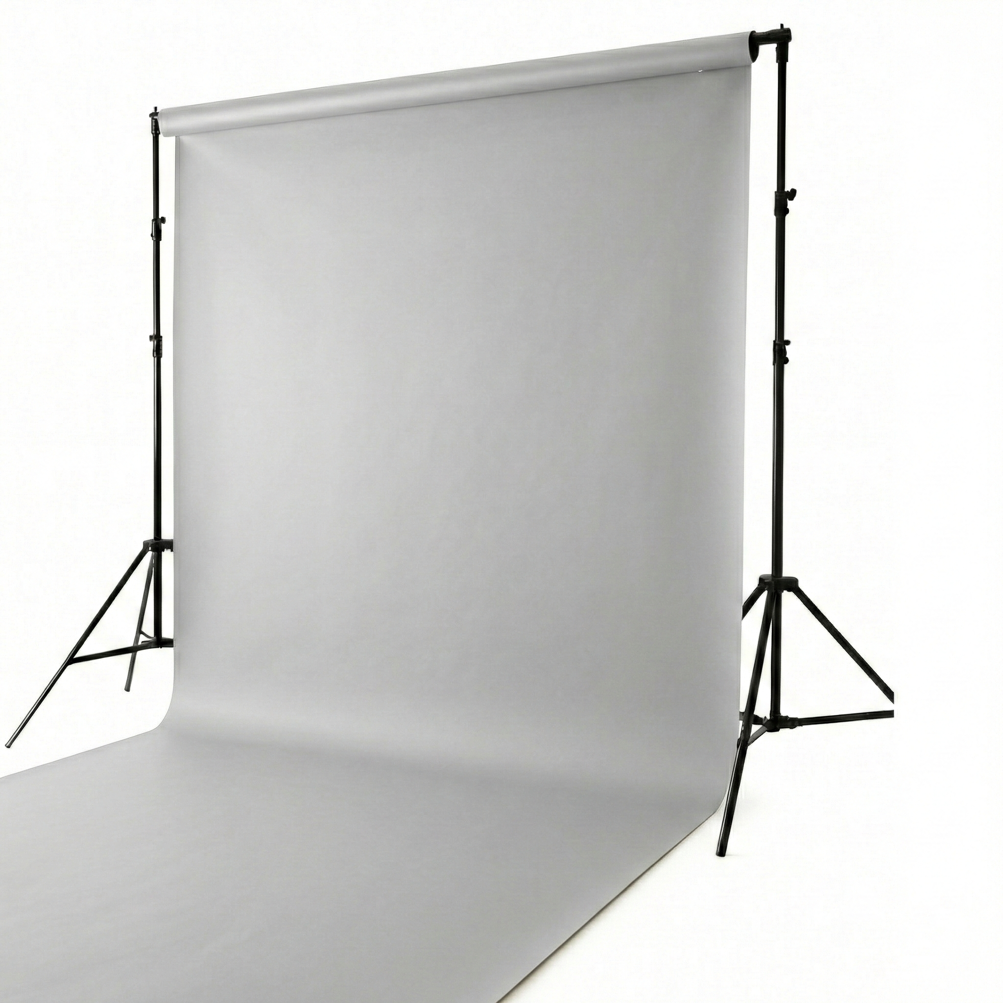 Spectrum Vinyl Heavy Duty 2.7m x 6m Photography Backdrop - Jet Lag Grey