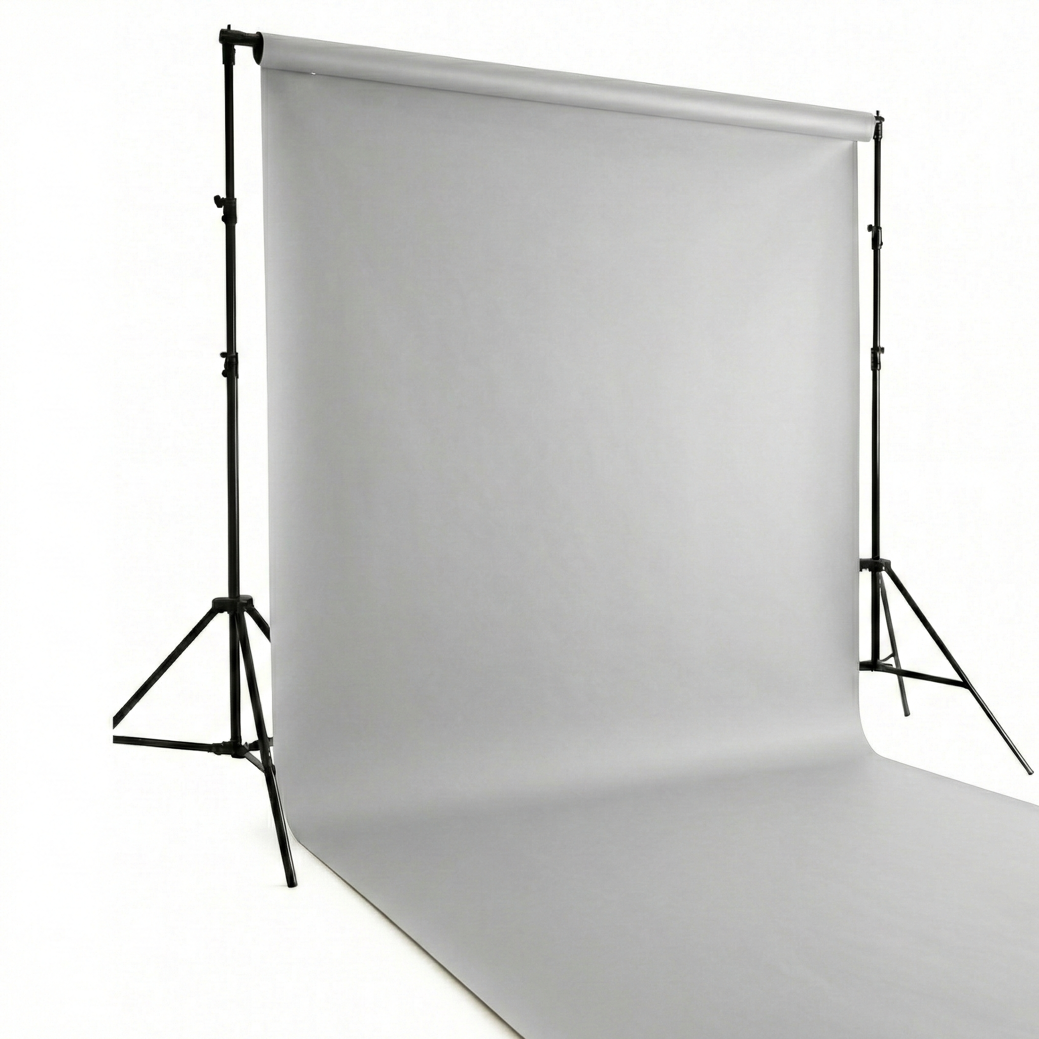 Spectrum Vinyl Heavy Duty 2.7m x 6m Metal Core Photography Backdrop - Jet Lag Grey