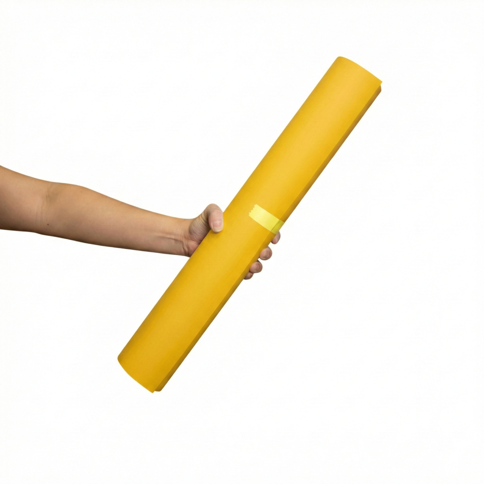 Spectrum 50cm Non Reflective Seamless Paper Roll Backdrop Offcuts - Lemon Zest Yellow