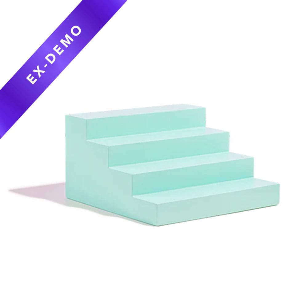 Mint Green 4 Step Stair Block Styling Prop (DEMO STOCK)