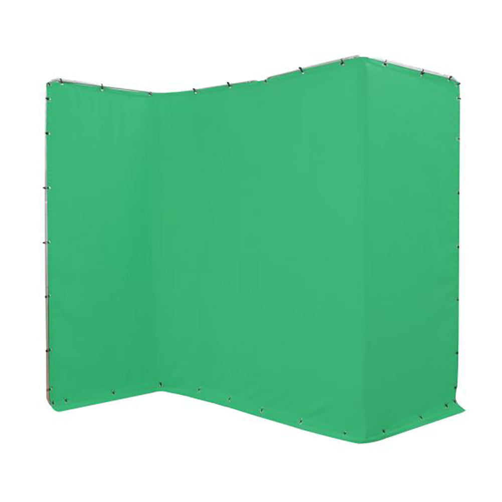 Spectrum 13.1'/4m Portable Panoramic Backdrop Screen - Chroma Key Green